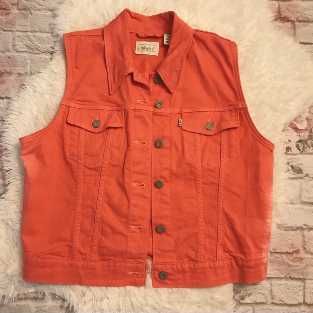Levi Strauss denim vest.